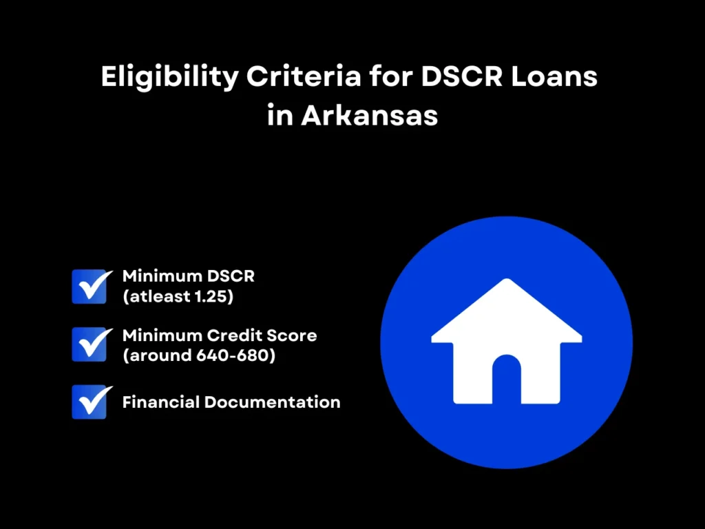 Eligibility Criteria for DSCR Loans  in Arkansas homepage