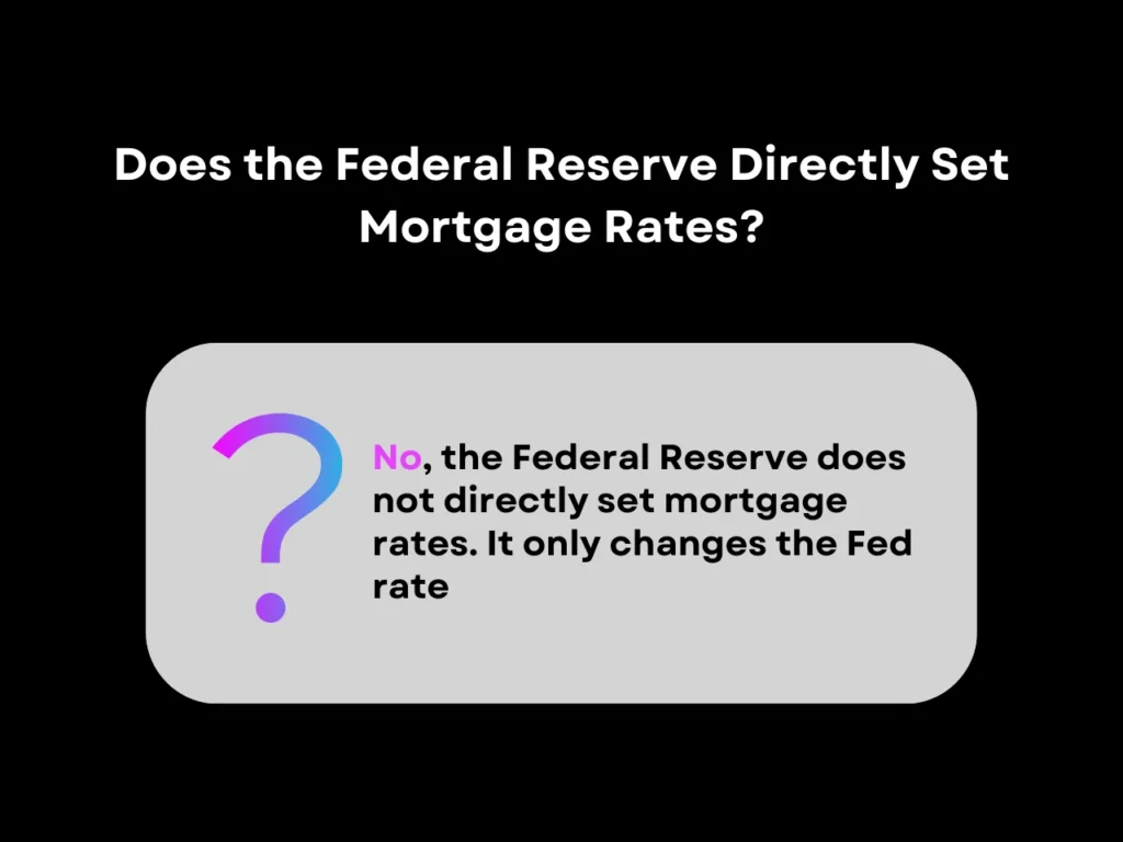 Does the Federal Reserve Directly Set Mortgage Rates homepage